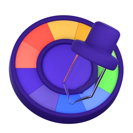 Color Picker  3D Icon