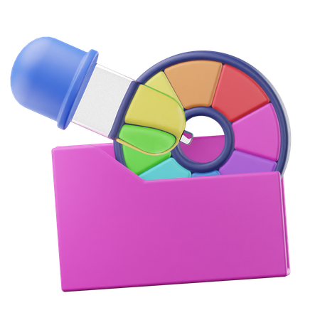 Color Picker  3D Icon