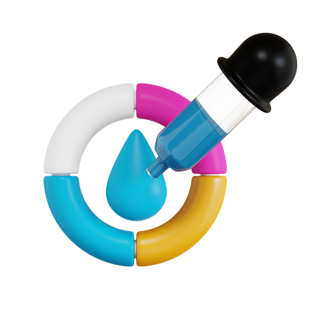 Color Picker  3D Icon