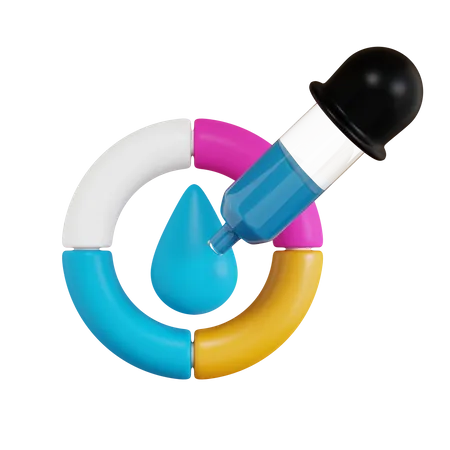 Color Picker  3D Icon