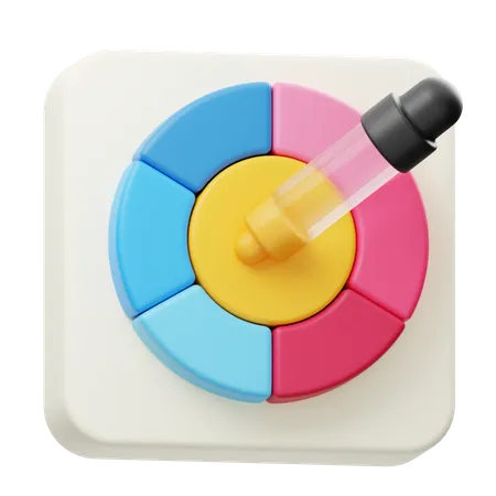 Color Picker  3D Icon