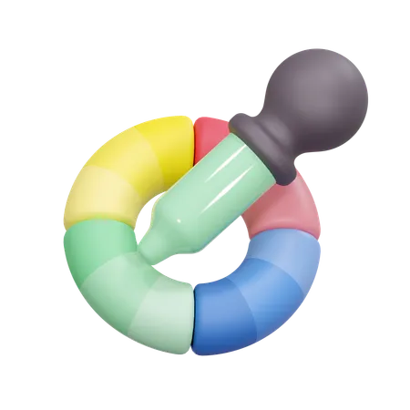 Color Picker  3D Icon