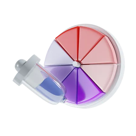 Color Picker  3D Icon