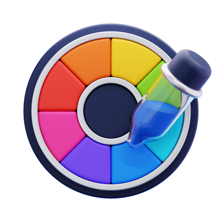 Color Picker  3D Icon