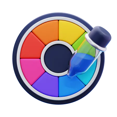 Color Picker  3D Icon