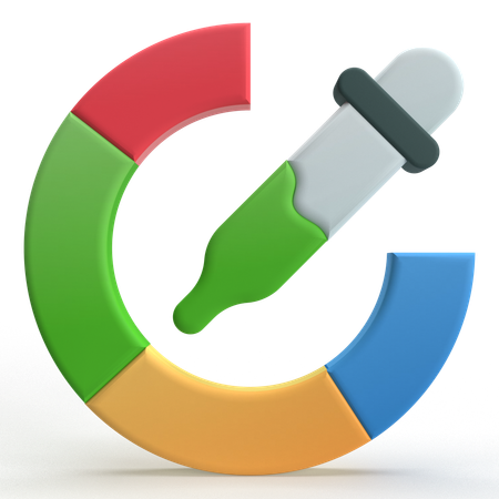 Color Picker  3D Icon