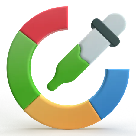 Color Picker  3D Icon