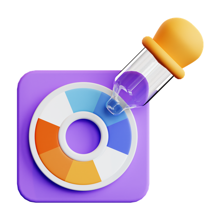 Color Picker  3D Icon