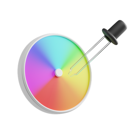 Color Picker  3D Illustration