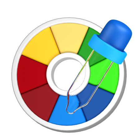 Color Picker  3D Icon