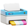 3d color printer illustration
