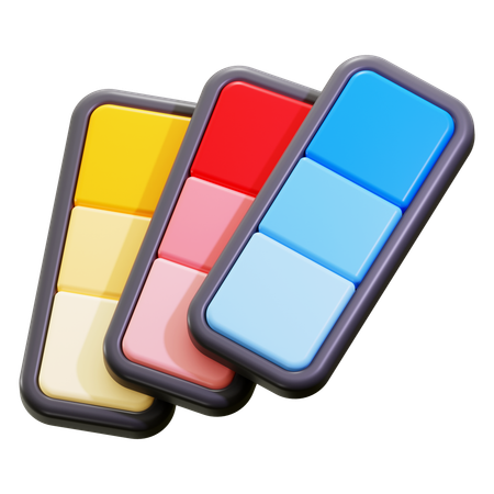 Color sample  3D Icon