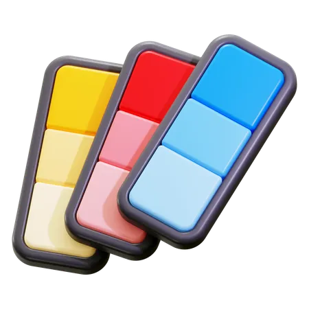 Color sample  3D Icon