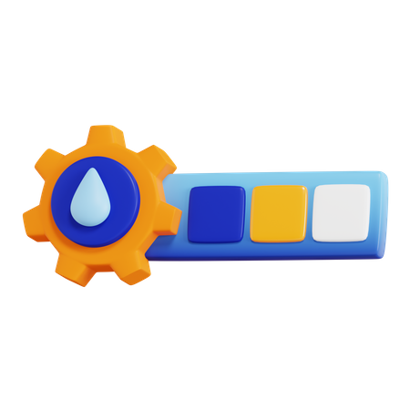 Color Setting 3D Icon