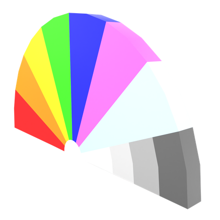 Color Shade  3D Icon