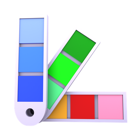 Color Shades  3D Icon