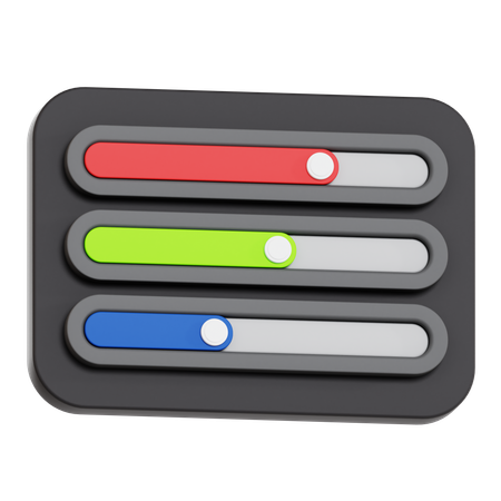 Color Slider  3D Icon