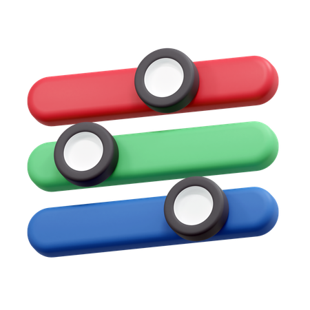 Color Slider  3D Icon