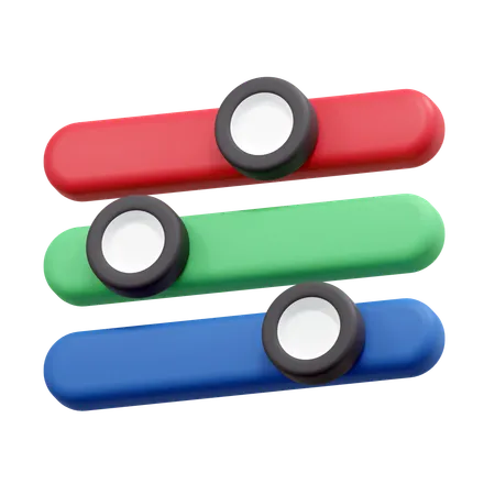 Color Slider  3D Icon