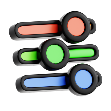 Color Slider  3D Icon