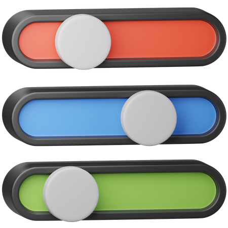 Color Slides  3D Icon