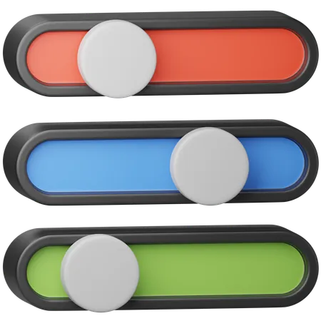 Color Slides  3D Icon