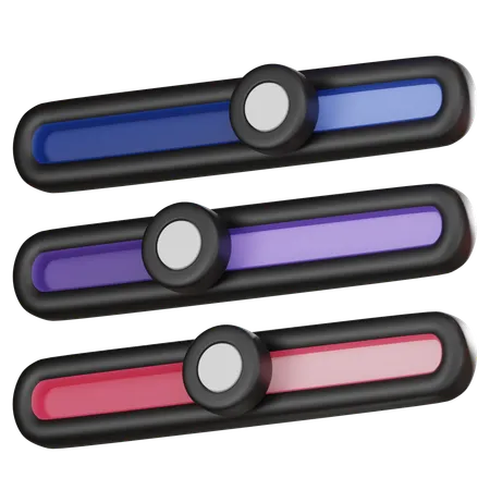 Color Slides Tool  3D Icon