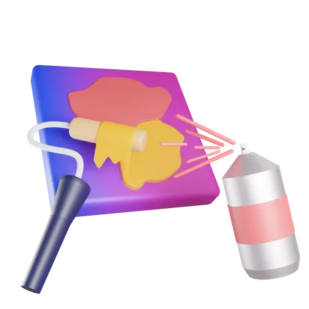 Color de aerosol  3D Icon