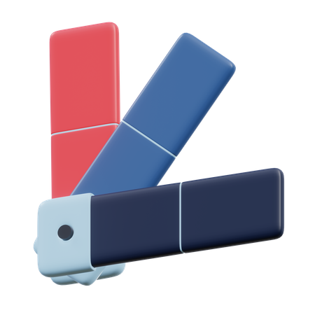 Color Swatches 3D Icon