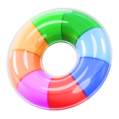 Color Swirl  3D Icon
