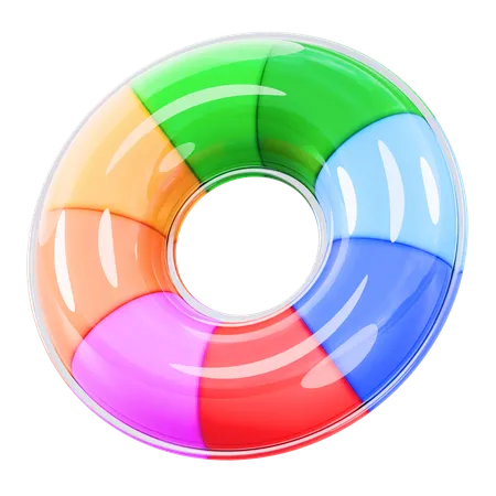 Color Swirl  3D Icon
