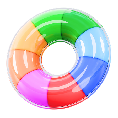 Color Swirl  3D Icon