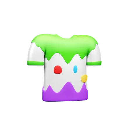 Color T Shirt  3D Icon