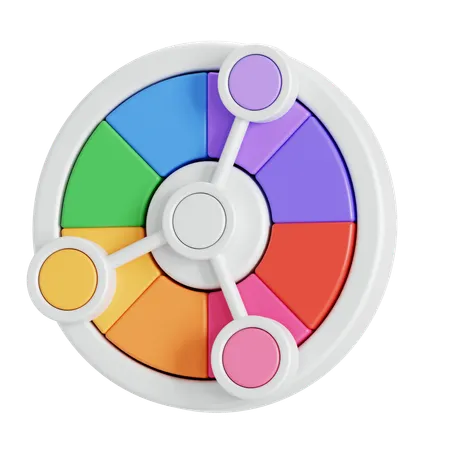 Triage Color Wheel 3D Icon