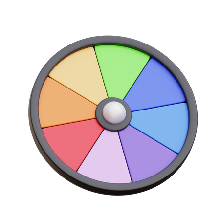 Color Wheel  3D Icon