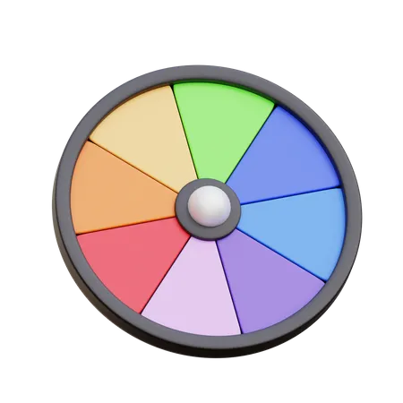 Color Wheel  3D Icon