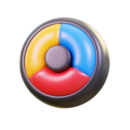 Color Wheel  3D Icon