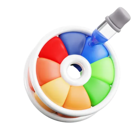 Color Wheel  3D Icon