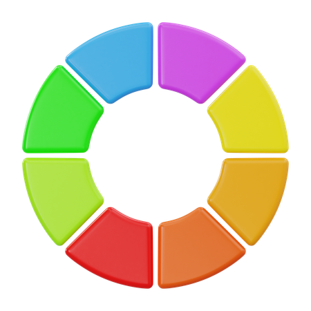 Color Wheel  3D Icon