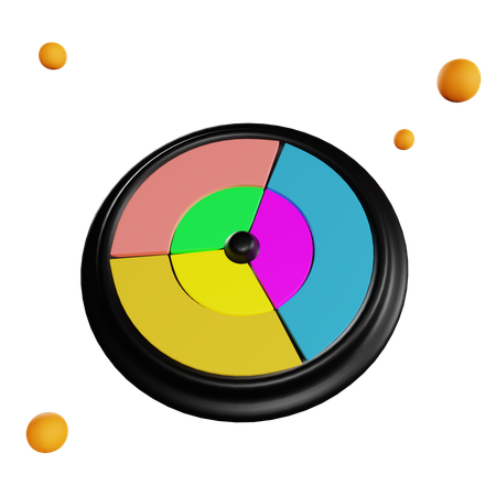 Color Wheel  3D Icon