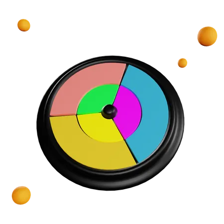 Color Wheel  3D Icon