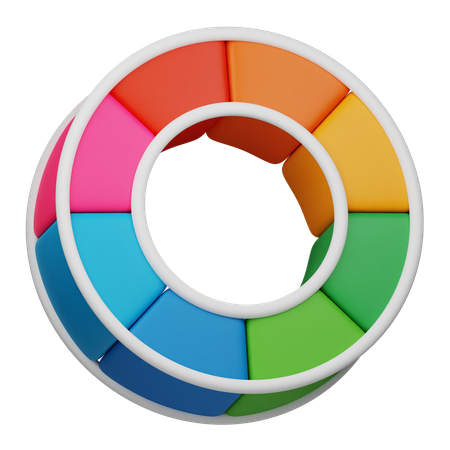 Color Wheel  3D Icon