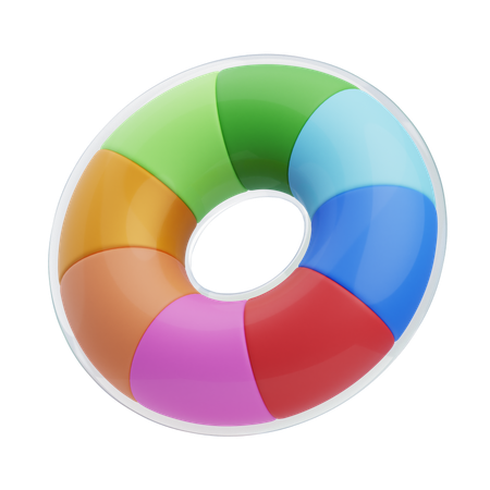 Color Wheel  3D Icon