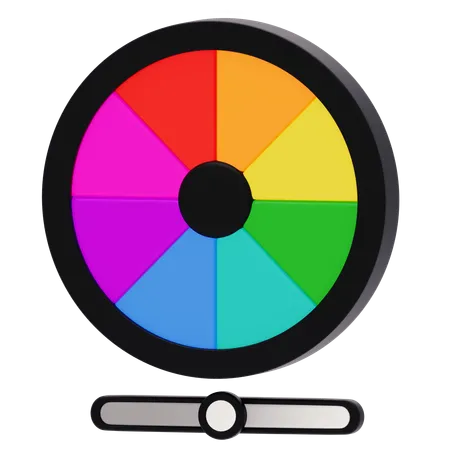 Color Wheel  3D Icon