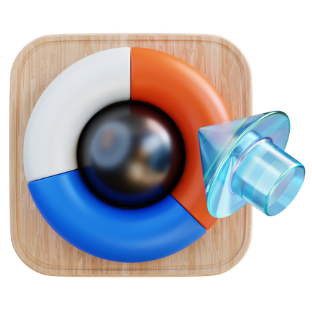 Color Wheel  3D Icon