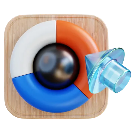 Color Wheel  3D Icon