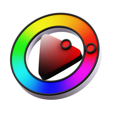 Color Wheel  3D Icon