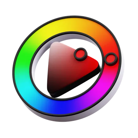 Color Wheel  3D Icon