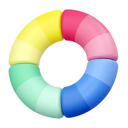 Color Wheel  3D Icon