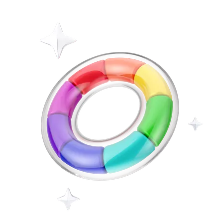 Color Wheel  3D Icon